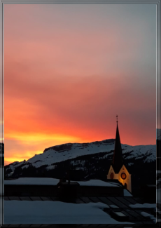 Sonnenuntergang am 22.02.2020