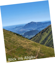 Blick ins Allgäu